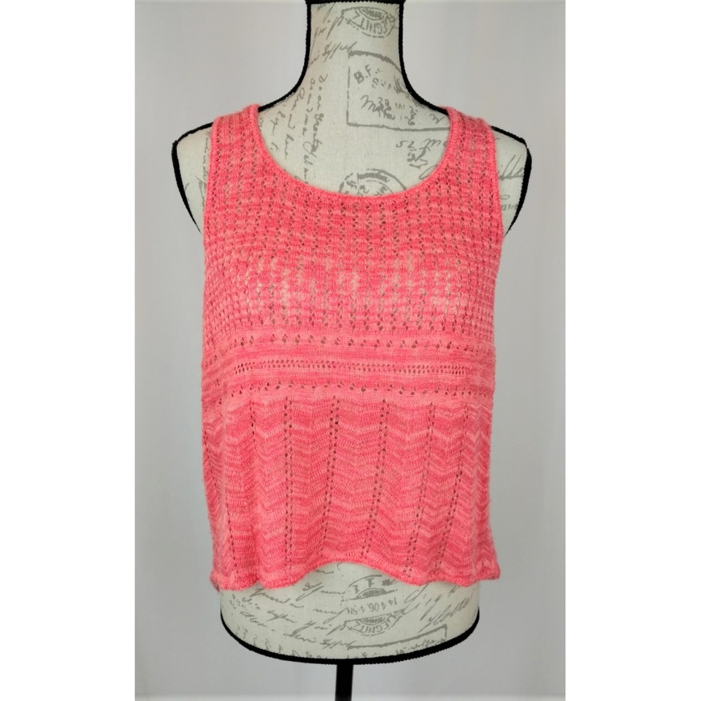 Sweet N Sinful Crochet Tank Top Size Jr Large